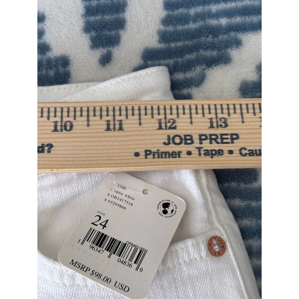 Free People We The Free White High Rise Flare Jeans Size 24 US 0/XS - Picture 6 of 7